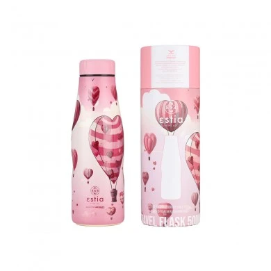 INSULATED BOTTLE TRAVEL FLASK SAVE THE AEGEAN 500ml LOVE ASCEND