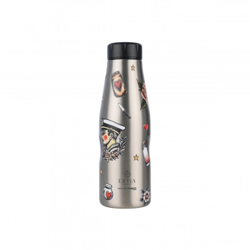 ESTIA ΘΕΡΜΟΣ TRAVEL FLASK SAVE THE AEGEAN 500ml OLD SCHOOL INK
