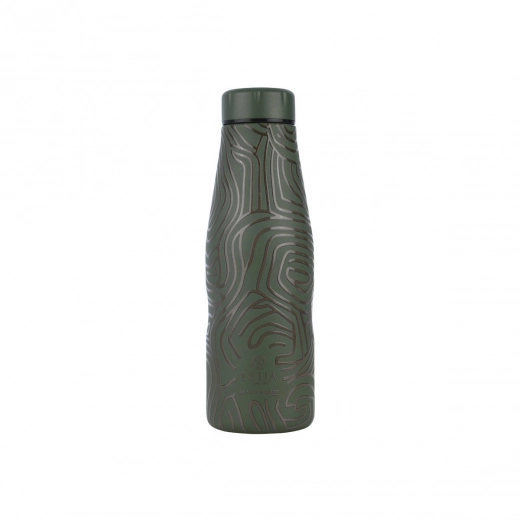ESTIA ΘΕΡΜΟΣ TRAVEL FLASK SAVE THE AEGEAN 500ml OLIVE FLOW