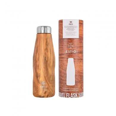 INSULATED BOTTLE TRAVEL FLASK SAVE THE AEGEAN 500ml SEKOYA