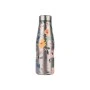 INSULATED BOTTLE TRAVEL FLASK SAVE THE AEGEAN 500ml SILVER BOTANIC