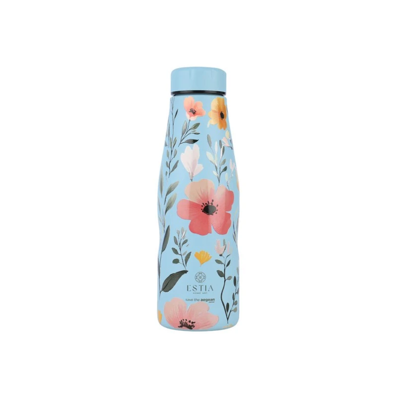ESTIA ΘΕΡΜΟΣ TRAVEL FLASK SAVE THE AEGEAN 500ml SKY GARDEN