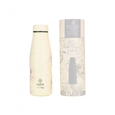 INSULATED BOTTLE TRAVEL FLASK SAVE THE AEGEAN 500ml TERRA SERENITY