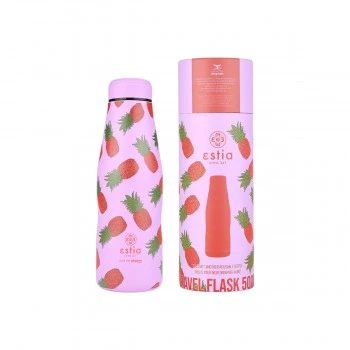 INSULATED BOTTLE TRAVEL FLASK SAVE THE AEGEAN 500ml TROPIC TANGO