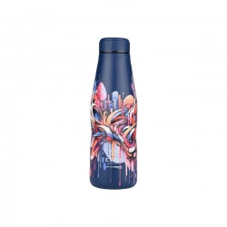 ESTIA ΘΕΡΜΟΣ TRAVEL FLASK SAVE THE AEGEAN 500ml VIBRANT VORTEX