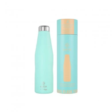INSULATED BOTTLE TRAVEL FLASK SAVE THE AEGEAN 750ml BERMUDA GREEN
