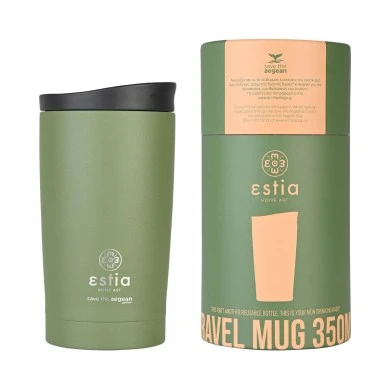 INSULATED TRAVEL MUG SAVE THE AEGEAN 350ml FOREST SPIRIT