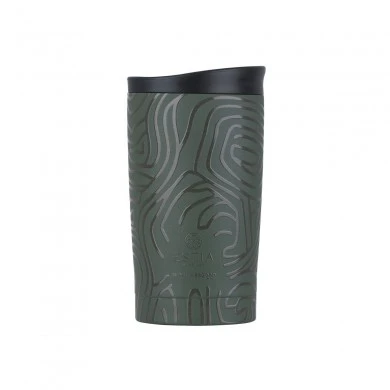 INSULATED TRAVEL MUG SAVE THE AEGEAN 350ml OLIVE FLOW