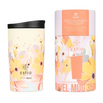 ESTIA ΘΕΡΜΟΣ TRAVEL MUG SAVE THE AEGEAN 350ml SPRING SONATA