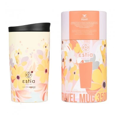 INSULATED TRAVEL MUG SAVE THE AEGEAN 350ml SPRING SONATA