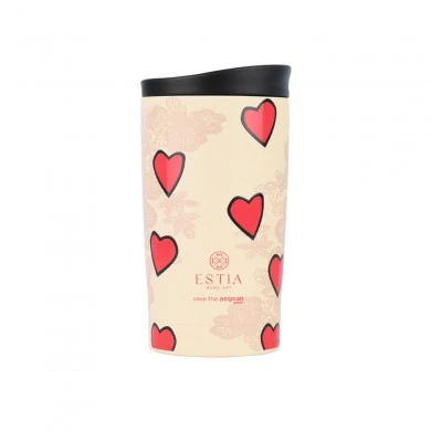 INSULATED TRAVEL MUG SAVE THE AEGEAN 350ml TENDER LACE