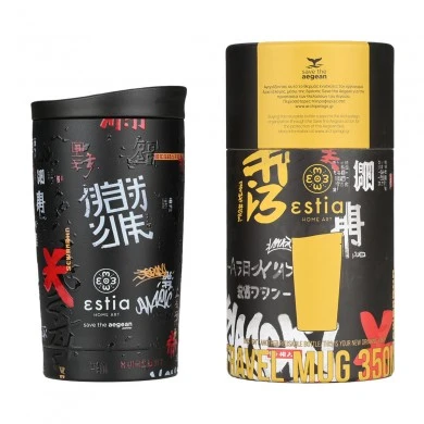 INSULATED TRAVEL MUG SAVE THE AEGEAN 350ml TOKYO UNDERGROUND