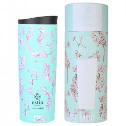 INSULATED TRAVEL MUG SAVE THE AEGEAN 500ml BLOSSOM GREEN