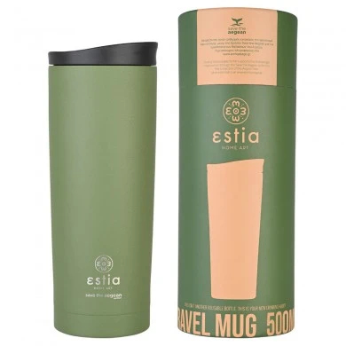 INSULATED TRAVEL MUG SAVE THE AEGEAN 500ml FOREST SPIRIT