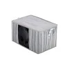 STORAGE CASE NON WOVEN 60x45x35cm WITH WINDOW IVORY