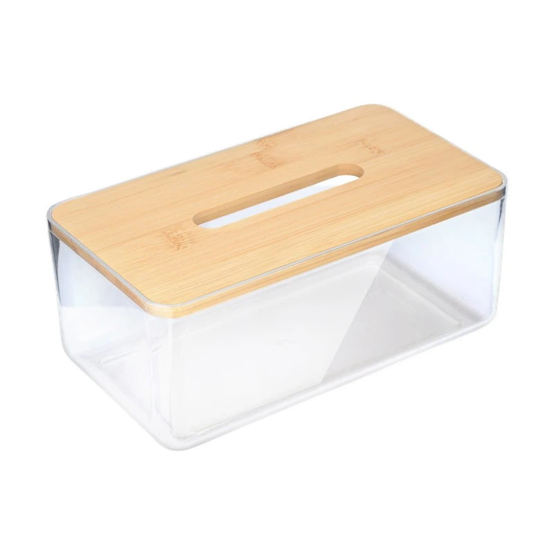 TISSUE HOLDER BAMBOO ESSENTIALS 23x13x10cm