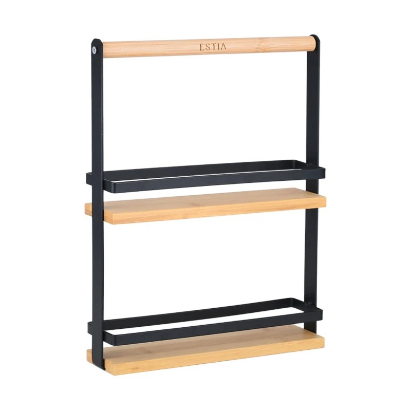 ORGANISATION CASE BAMBOO ESSENTIALS 2-TIER WITH HANDLE