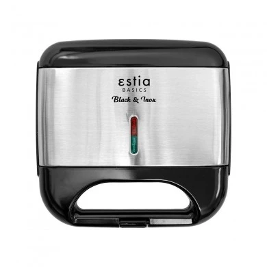 ESTIA ΤΟΣΤΙΕΡΑ BLACK &amp; INOX 2 ΘΕΣΕΩΝ 800w