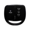 ESTIA ΤΟΣΤΙΕΡΑ BLACK &amp; INOX 2 ΘΕΣΕΩΝ 850w ΜΕ ΑΠΟΣΠΩΜΕΝΕΣ ΑΝΤΙΚΟΛΛΗΤΙΚΕΣ ΠΛΑΚΕΣ
