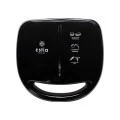 GRILL TOASTER BLACK &amp; INOX 2-SLICE 850w WITH NON-STICK DETACHABLE PLATES