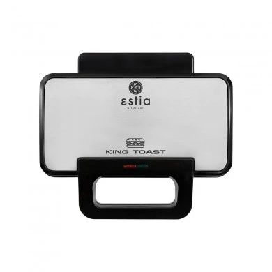 ESTIA ΤΟΣΤΙΕΡΑ KING TOAST 2 ΘΕΣΕΩΝ 900w ΜΕ ΒΑΘΙΕΣ ΑΠΟΣΠΩΜΕΝΕΣ ΑΝΤΙΚΟΛΛΗΤΙΚΕΣ ΠΛΑΚΕΣ
