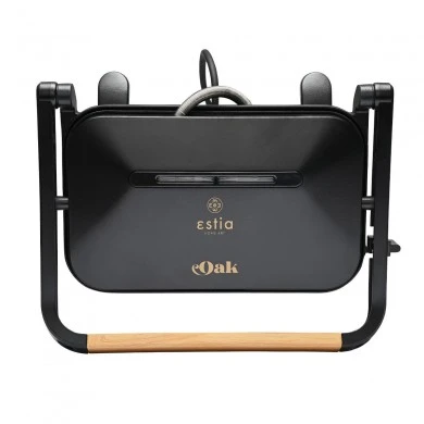 GRILL TOASTER OAK 2-SLICE 1300w WITH NON-STICK PLATES