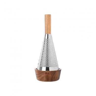 GRATTER ALLURE STAINLESS STEEL CONICAL WITH CONTAINER