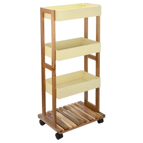 ORGANIZATION TROLLEY ALLURE 4-TIER IVORY