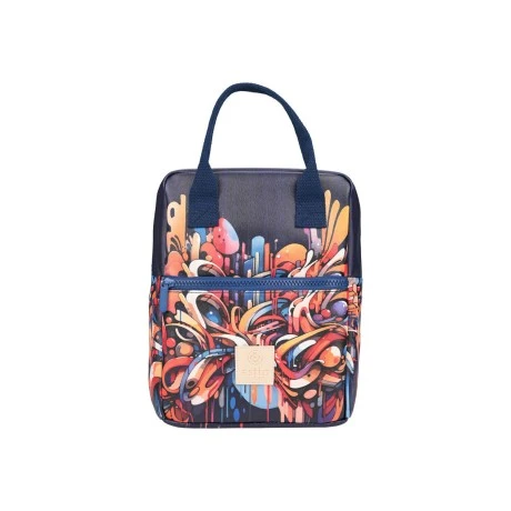 LUNCH BAG SAVE THE AEGEAN INSULATED 7lt VIBRANT VORTEX