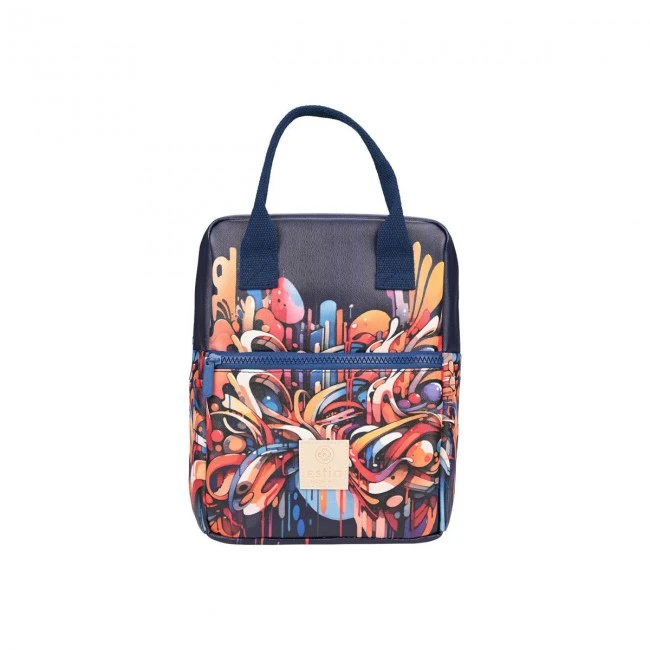 LUNCH BAG SAVE THE AEGEAN INSULATED 7lt VIBRANT VORTEX