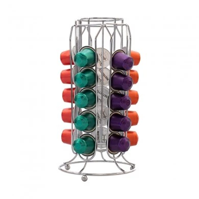 COFFEE CAPSULE HOLDER METALLIC