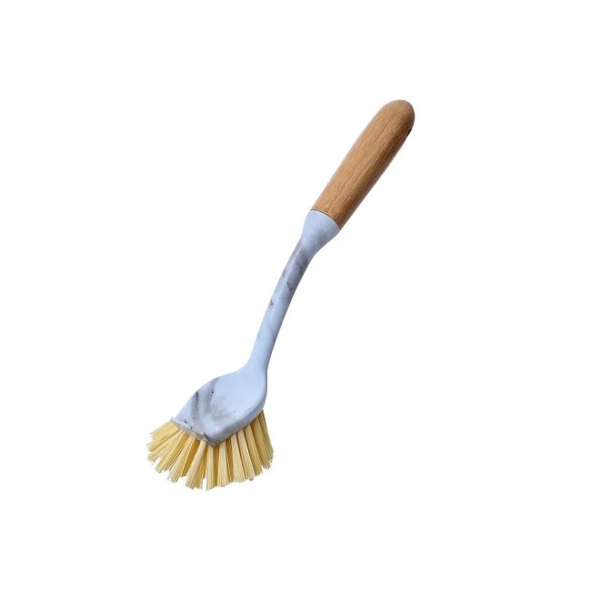 DISH HAND BRUSH BAMBOO ESSENTIALS MARBLE