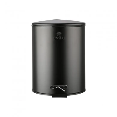BATHROOM BIN CLASSIC SOFT CLOSE 5lt MATTE BLACK
