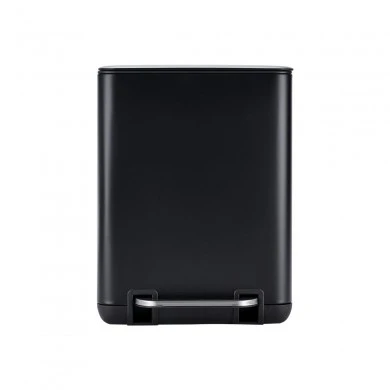 BATHROOM BIN CUBIC SOFT CLOSE 6lt BLACK