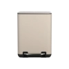 ESTIA ΧΑΡΤΟΔΟΧΕΙΟ ΜΠΑΝΙΟΥ CUBIC SOFT CLOSE 6lt TAUPE
