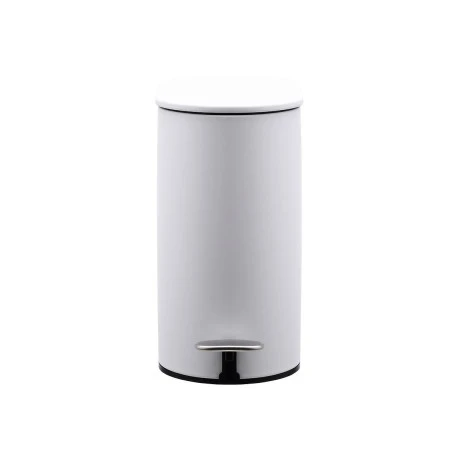 BATHROOM BIN SLIM SOFT CLOSE 5lt MATTE WHITE