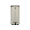 BATHROOM BIN SLIM SOFT CLOSE 5lt MATTE TAUPE