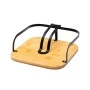 NAPKIN HOLDER BAMBOO ESSENTIALS  METALLIC RECTAGULAR BLACK
