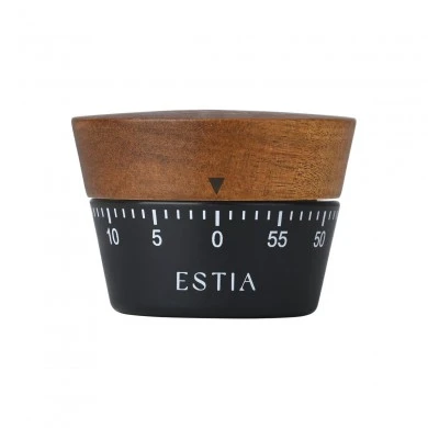 KITCHEN TIMER ALLURE 60 MINUTES ANALOG BLACK