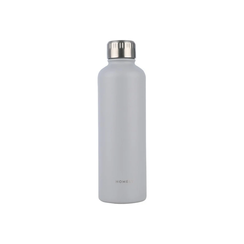INSULATED BOTTLE FLASK HOMELY 500ml PEBBLE GRAY