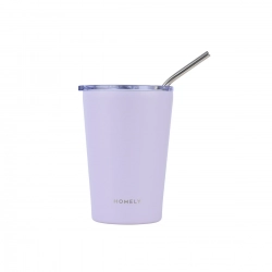 HOMELY ΘΕΡΜΟΣ MUG 400ml LAVENDER FOG