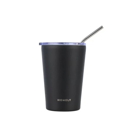 INSULATED BOTTLE MUG 400ml MIDNIGHT BLACK