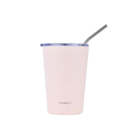 INSULATED BOTTLE MUG 400ml ROSE QUARTZ