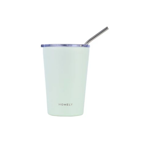 INSULATED BOTTLE MUG 400ml SEAFOAM