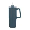 INSULATED BOTTLE STRAW TUMBLER HOMELY 900ml INDIGO BLUE