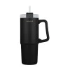 HOMELY ΘΕΡΜΟΣ STRAW TUMBLER 900ml MIDNIGHT BLACK