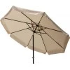 Ομπρέλα κήπου μεταλλική με μανιβέλα και σπαστό μηχανισμό σε χρώμα της άμμου  ø 3m
