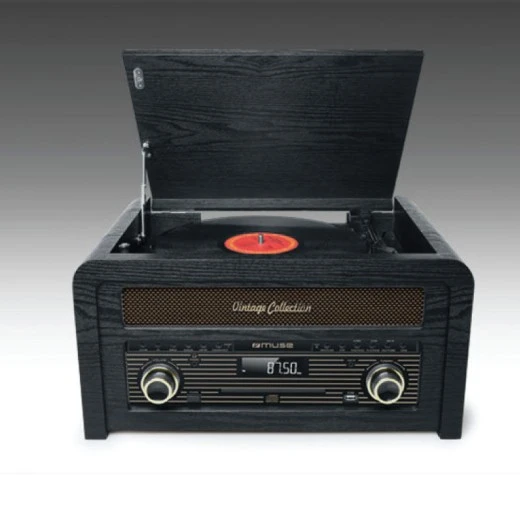 Πικάπ/Bluetooth/CD/FM MT-115W MUSE Με USB Μαύρο