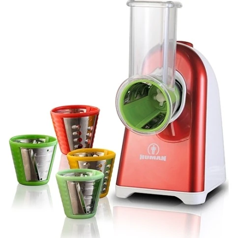 Vegetable / Fruit Cutter 150W Red Human HU3003