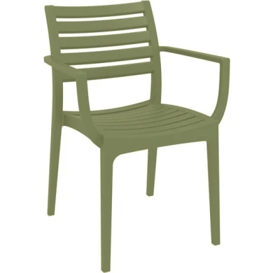 ARTEMIS OLIVE GREEN ΠΟΛΥΘΡΟΝΑ ΠΟΛ/ΝΙΟΥ 58X58X83.5εκ.